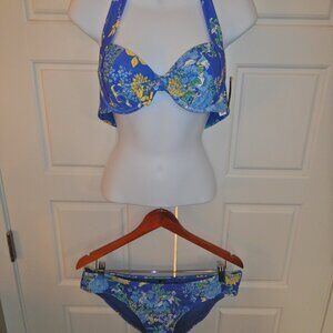 NWT Adore Me 2-piece Halter Bikini Swim Suit Set